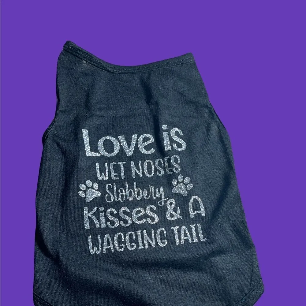 Handcrafted Funny Dog‎ Tshirt, Dog Clothes, Dog Apparel, Small animal clothing